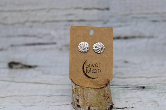 10mm Round Patterned Studs
