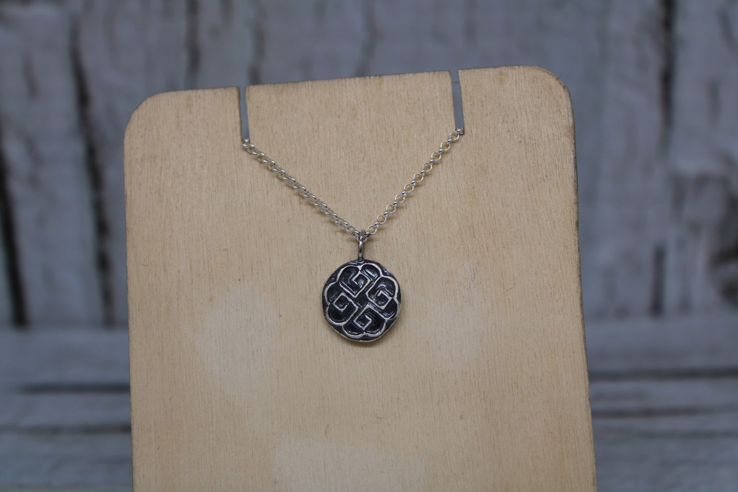 Fourfold Celtic Knot Necklace