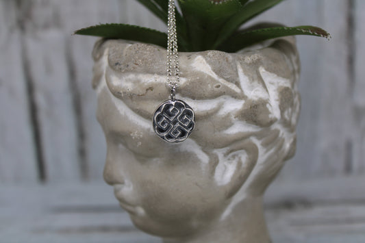 Fourfold Celtic Knot Necklace