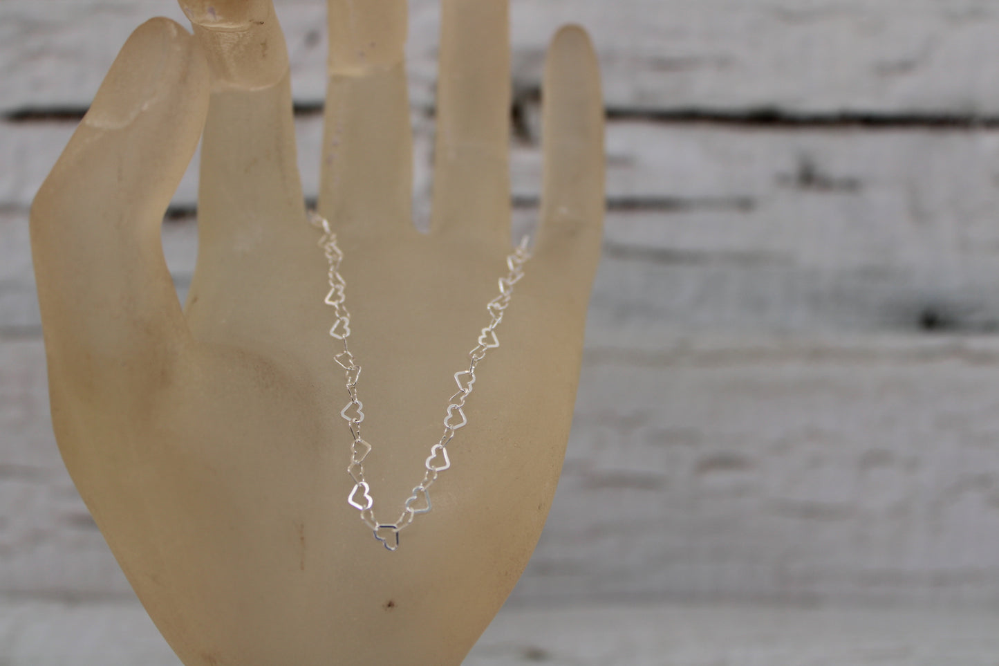 4mm Flat Heart Chain