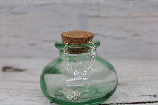 4mm Flat Heart Chain