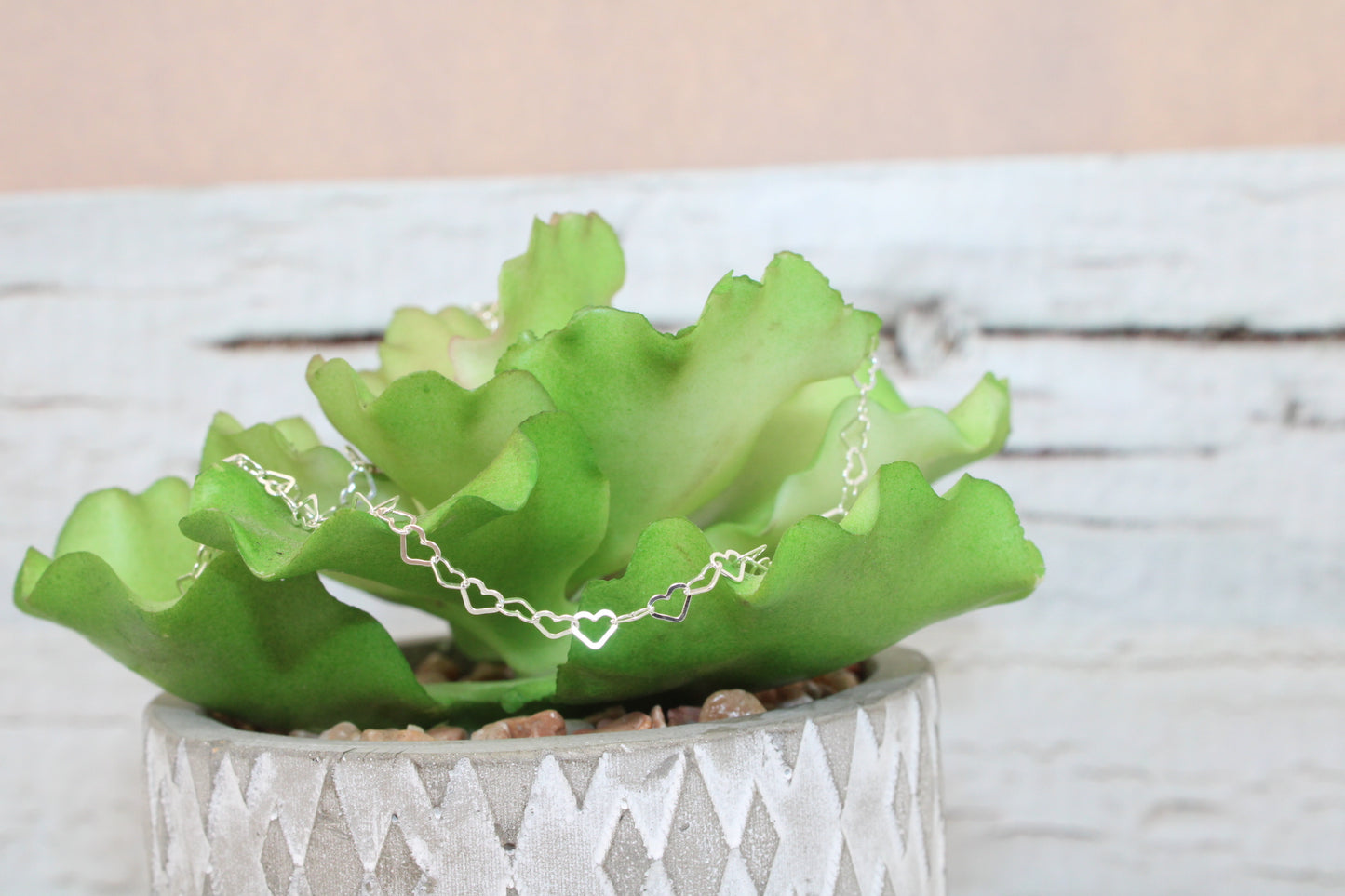4mm Flat Heart Chain
