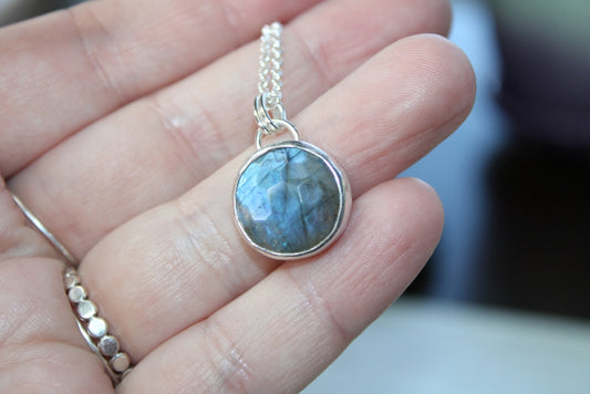 Honeycomb Labradorite Necklace