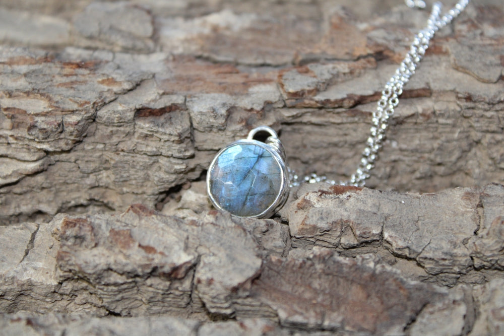 Honeycomb Labradorite Necklace