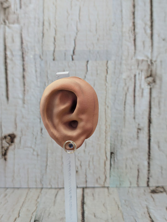 Iolite Stud Earrings