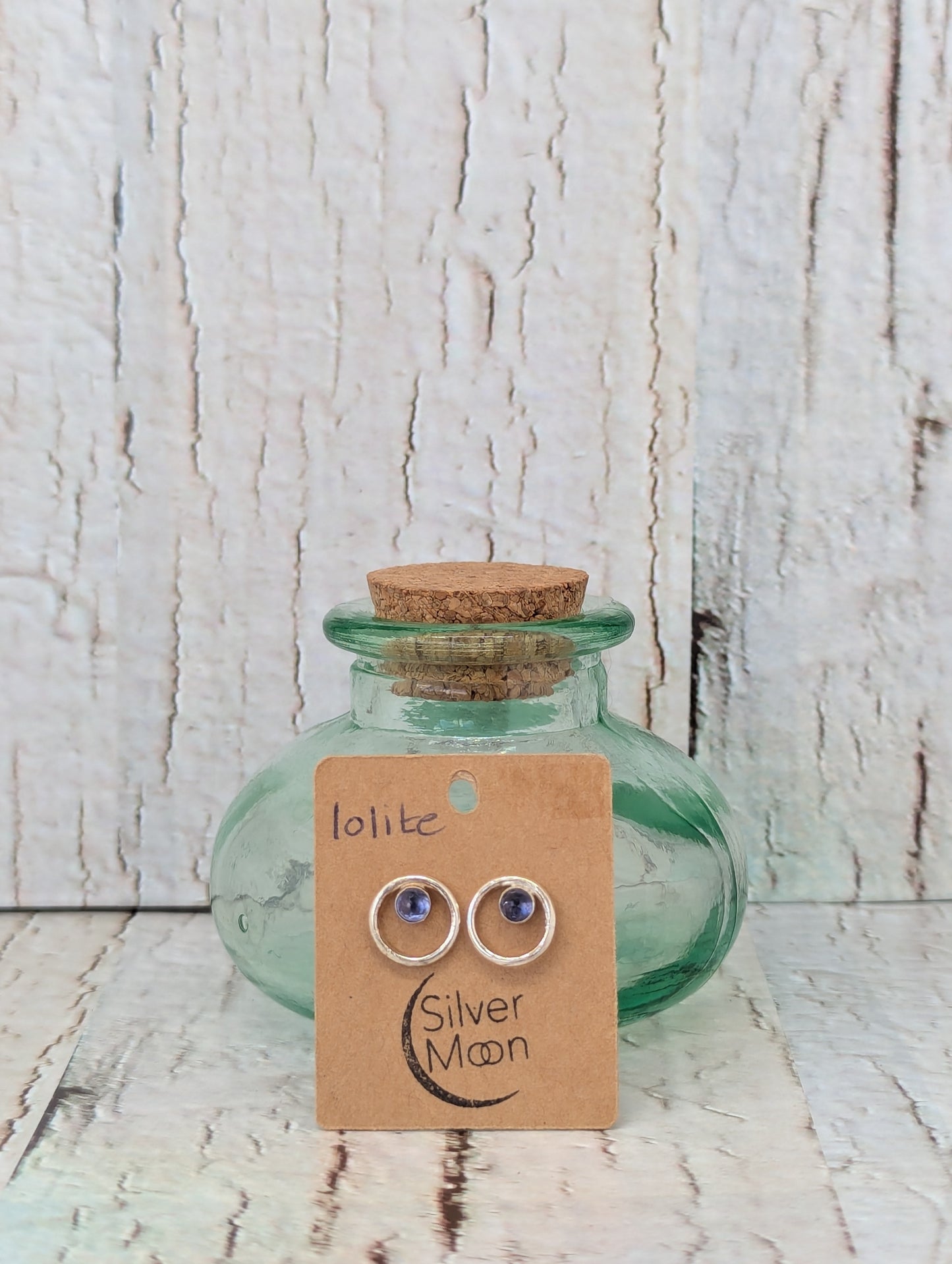 Iolite Stud Earrings