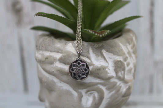 Mandala Flower Necklace