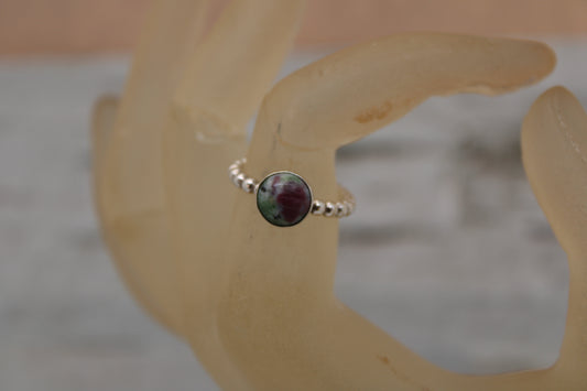 Ruby Zoisite Ring