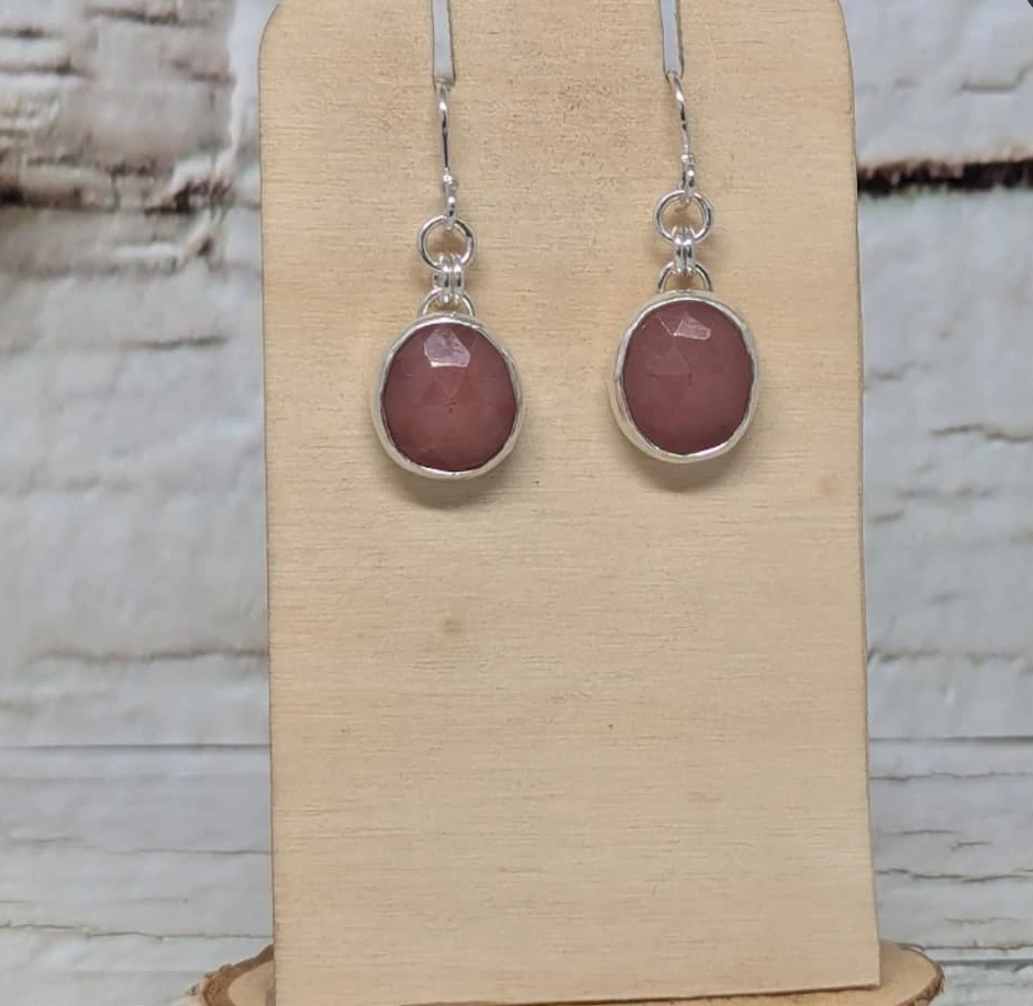 Guava Quartz Earrings