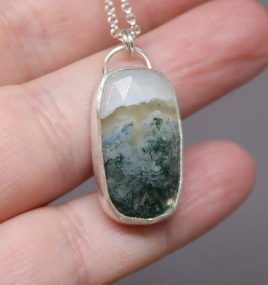 Moss Agate Necklace