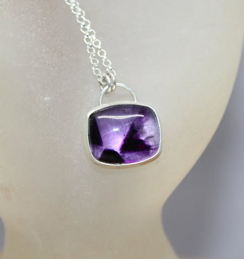 Trapiche Amethyst Necklace