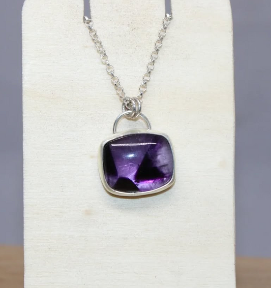 Trapiche Amethyst Necklace