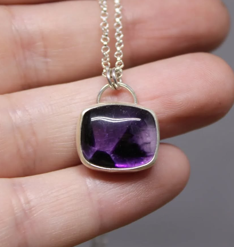 Trapiche Amethyst Necklace