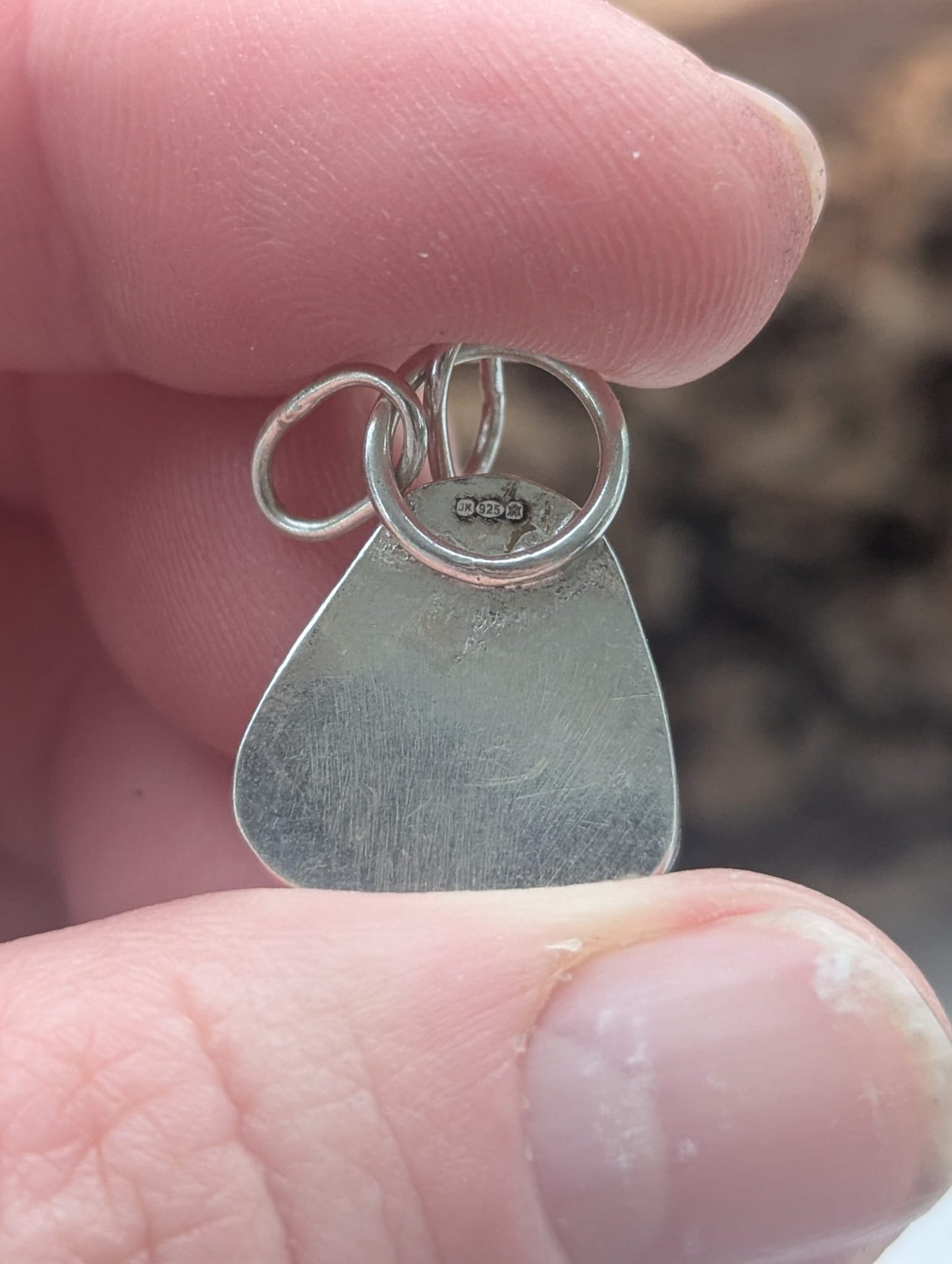 Tiny Patterned Sea Pottery Necklace