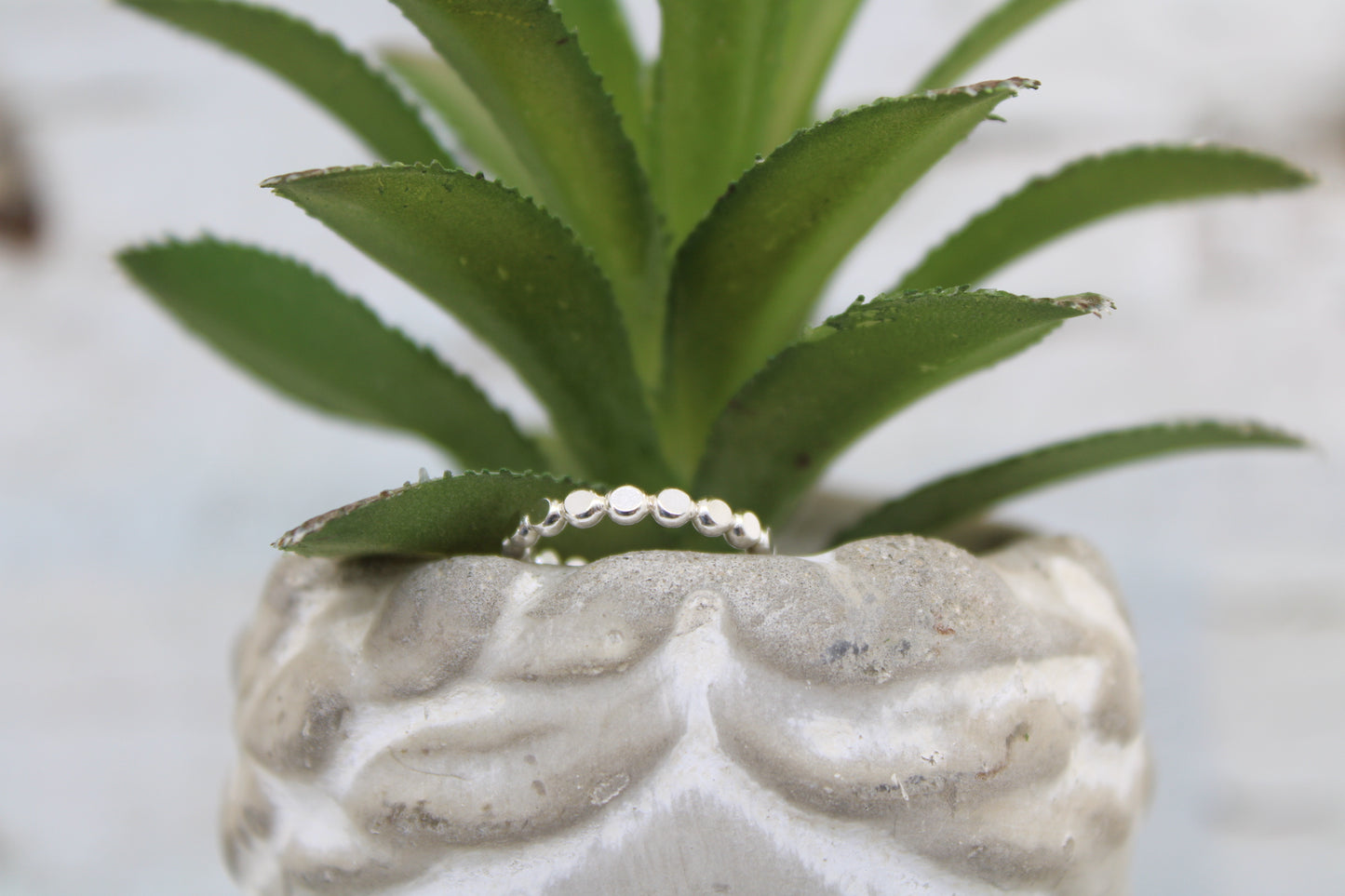 Beaded Wire Ring