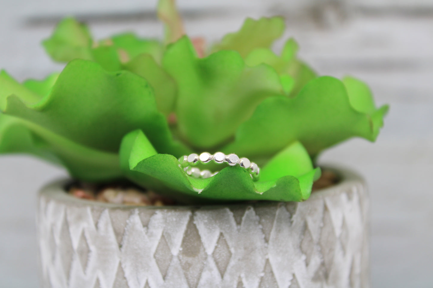 Beaded Wire Ring