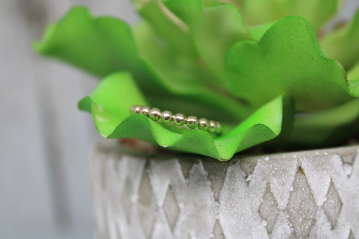 Beaded Wire Ring