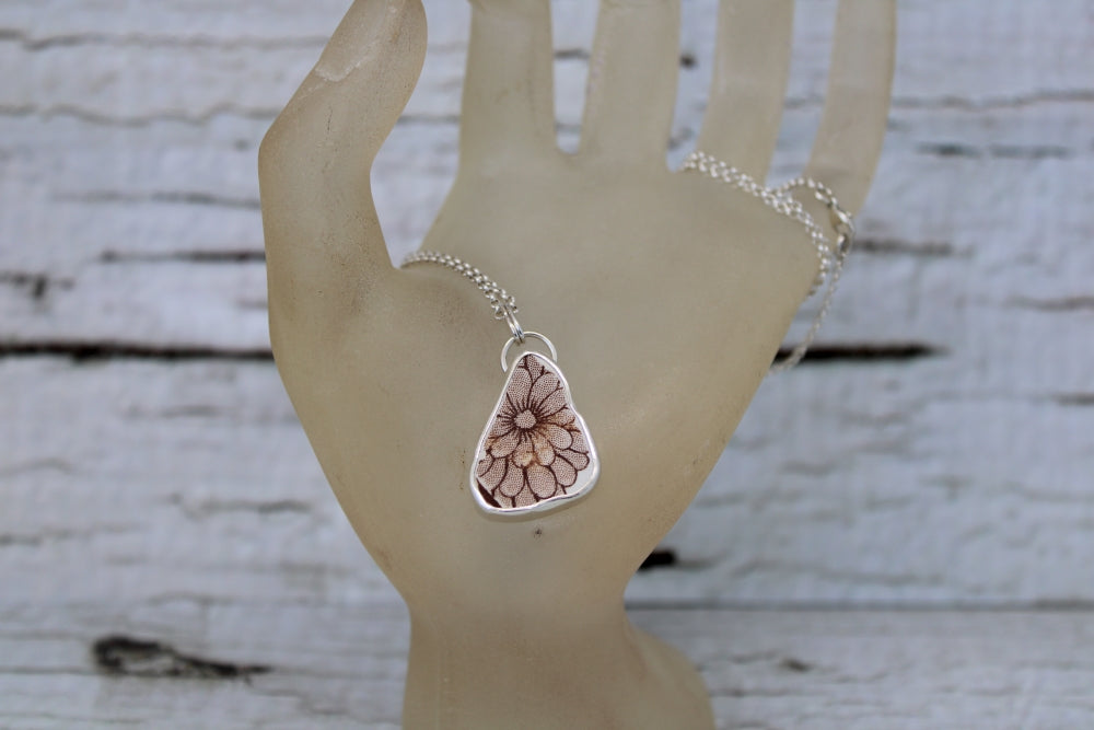 Floral Sea Pottery Necklace