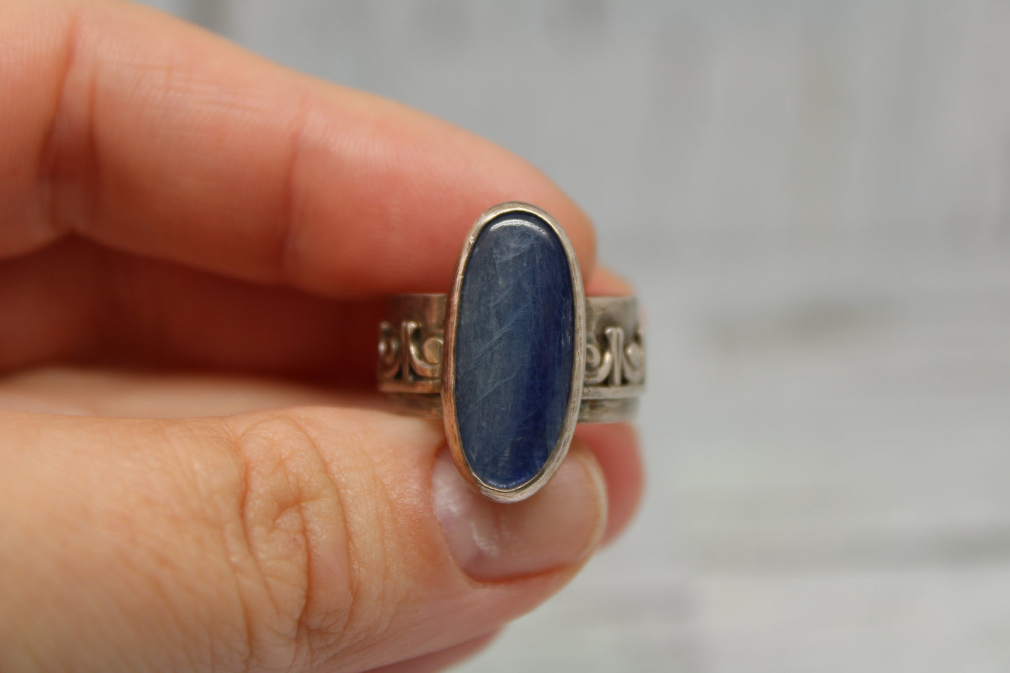 Blue Kyanite Ring