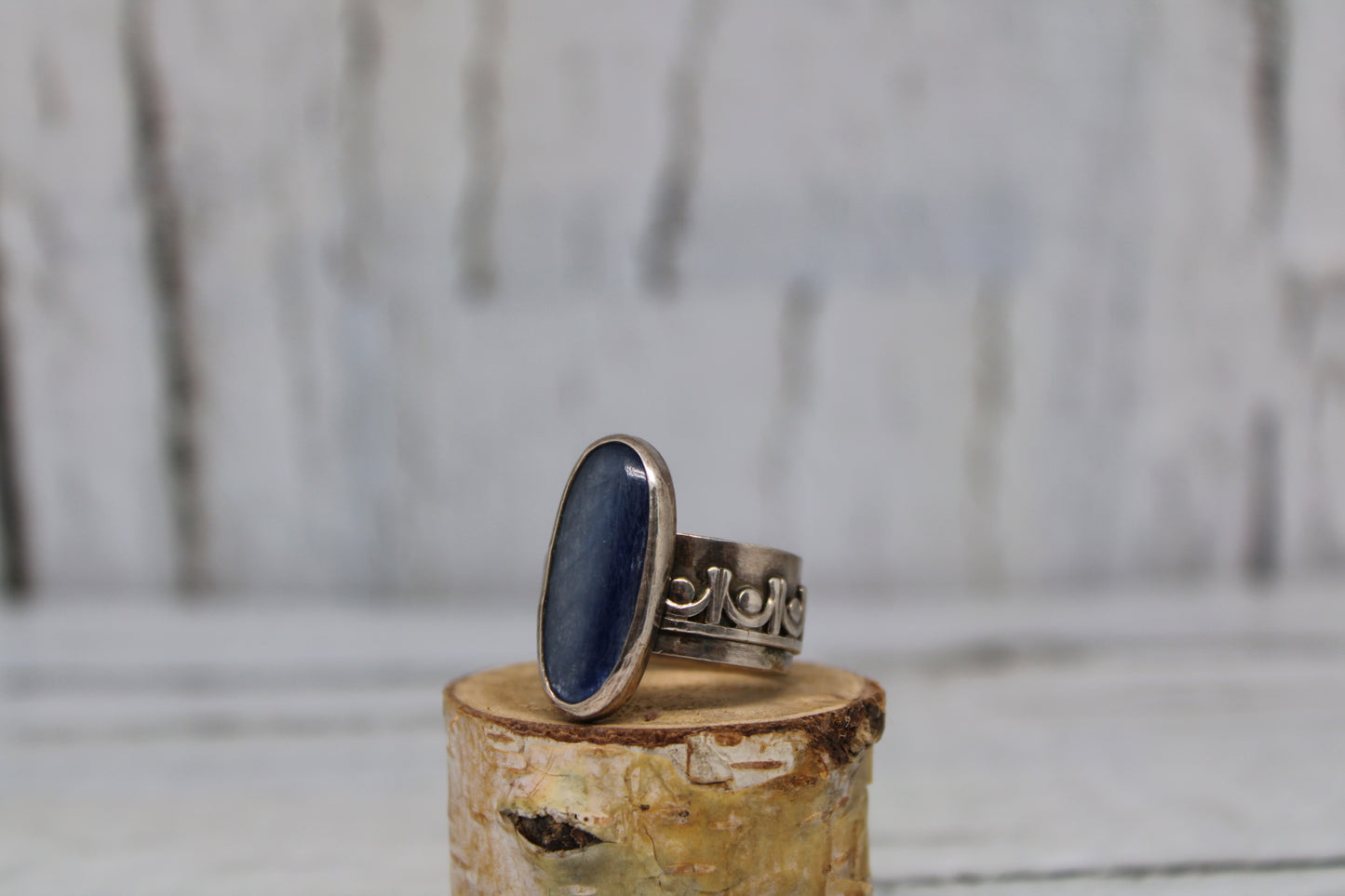 Blue Kyanite Ring