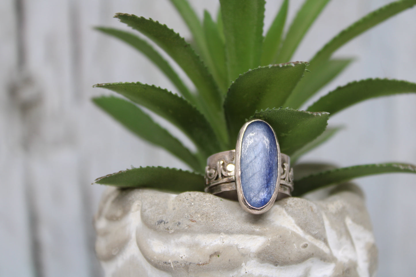 Blue Kyanite Ring
