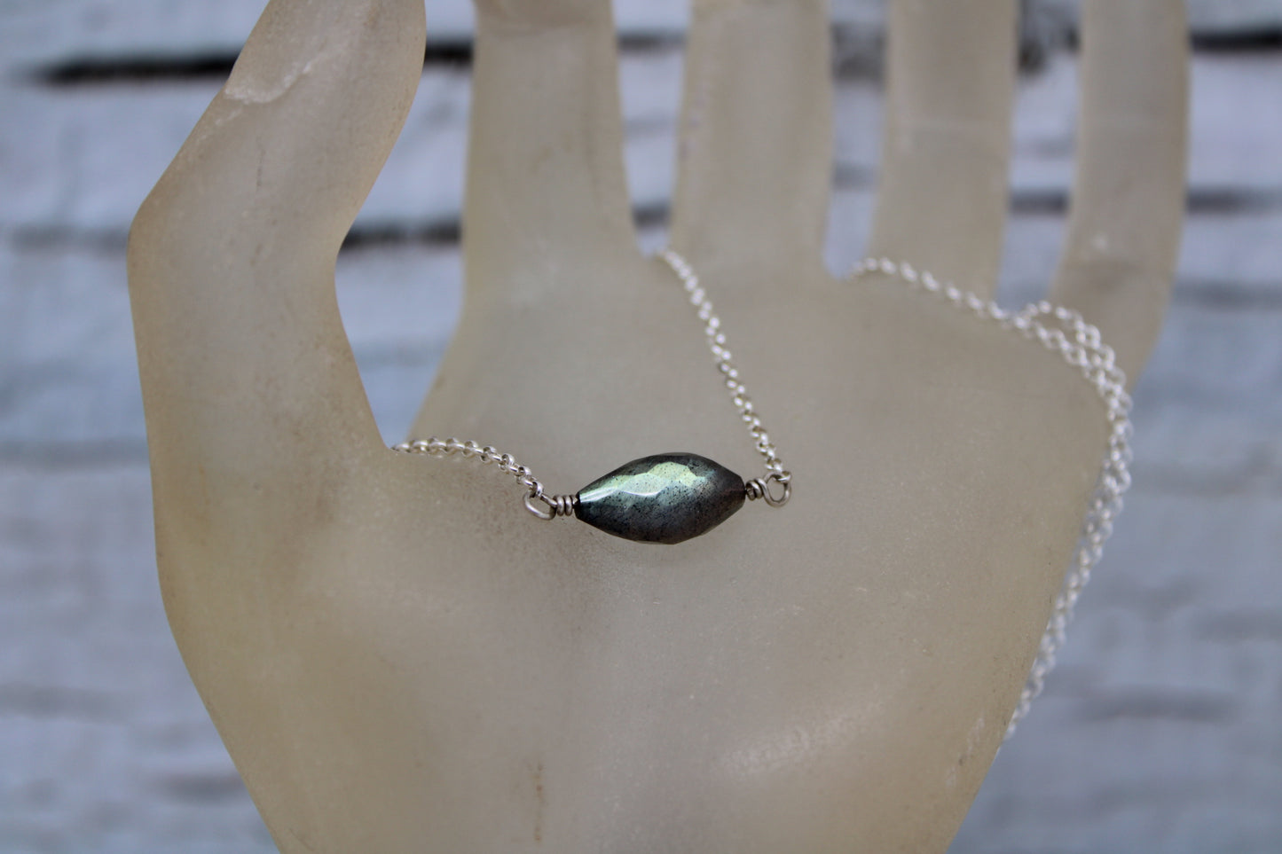 Labradorite Bead Necklace