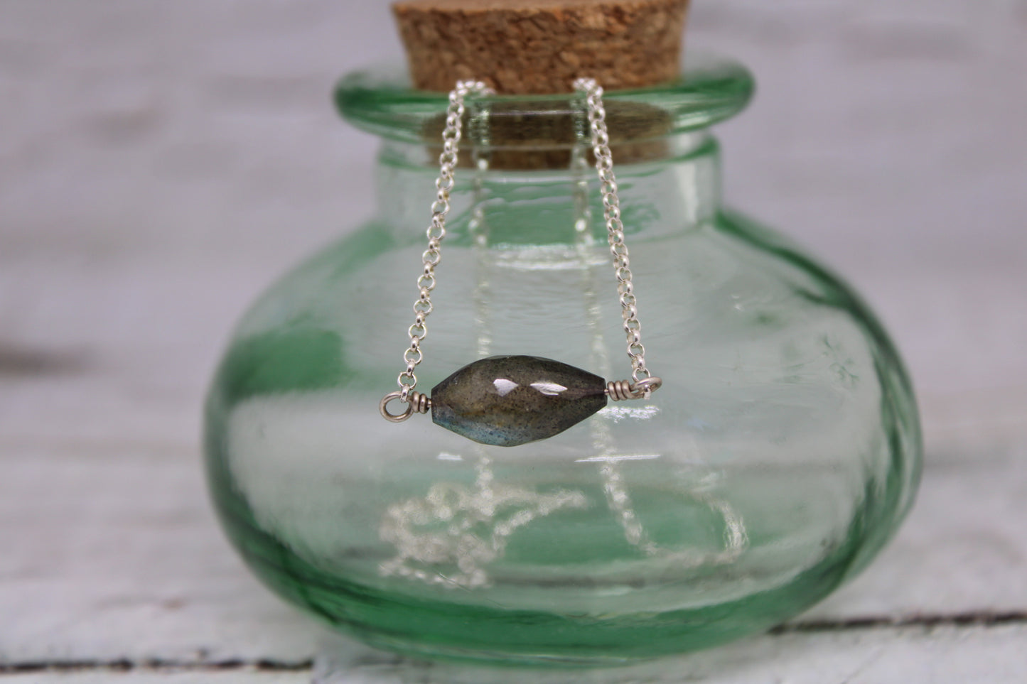 Labradorite Bead Necklace