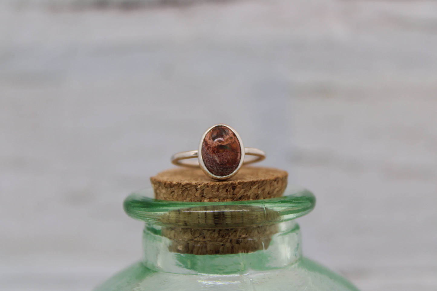 Mexican Cantera Opal Ring