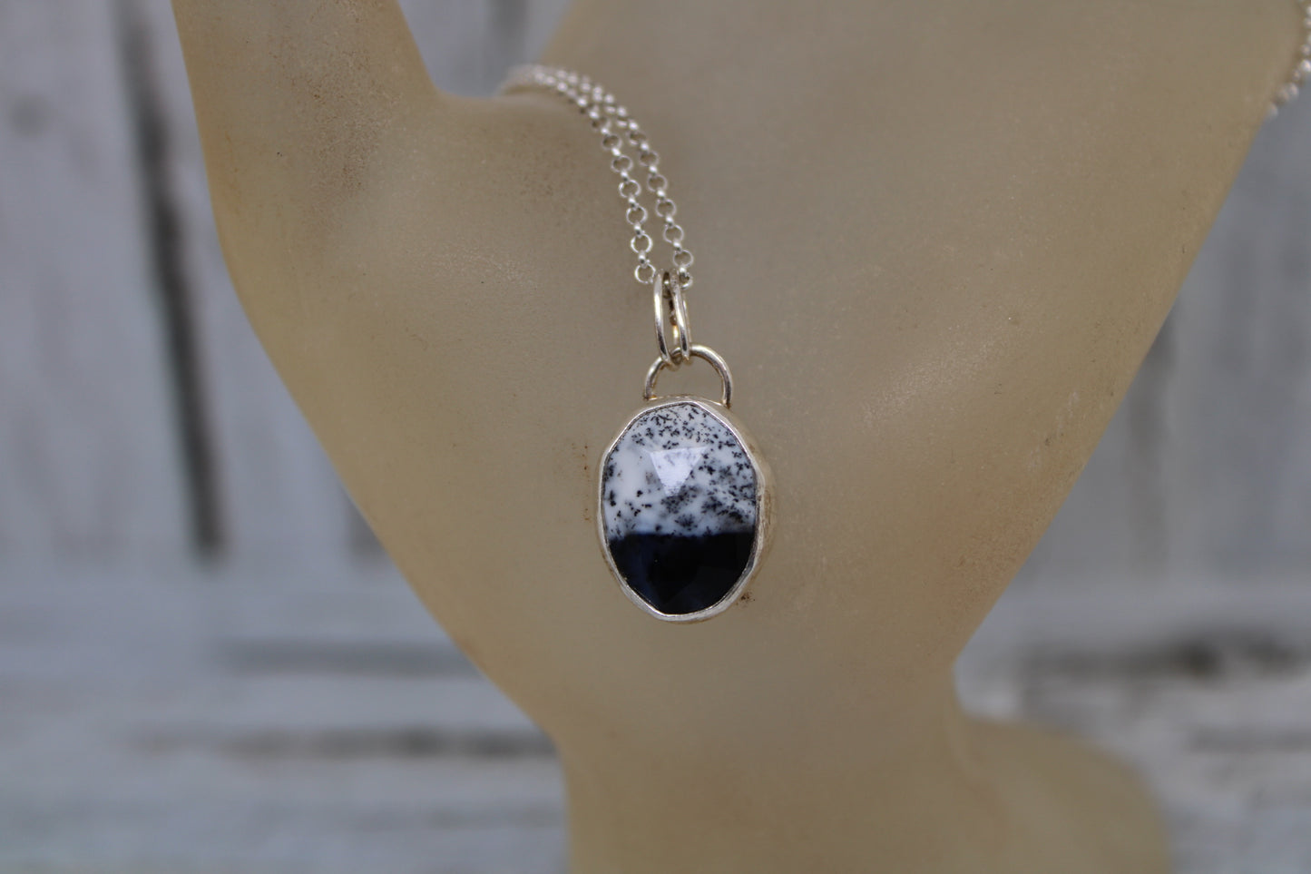 Merlinite Dendritic Agate Necklace