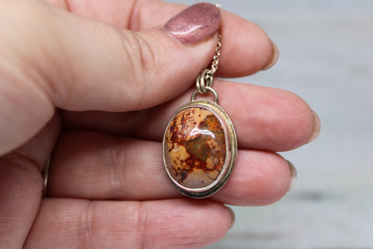 Mexican Cantera Opal Necklace