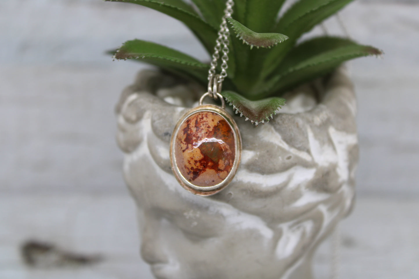 Mexican Cantera Opal Necklace