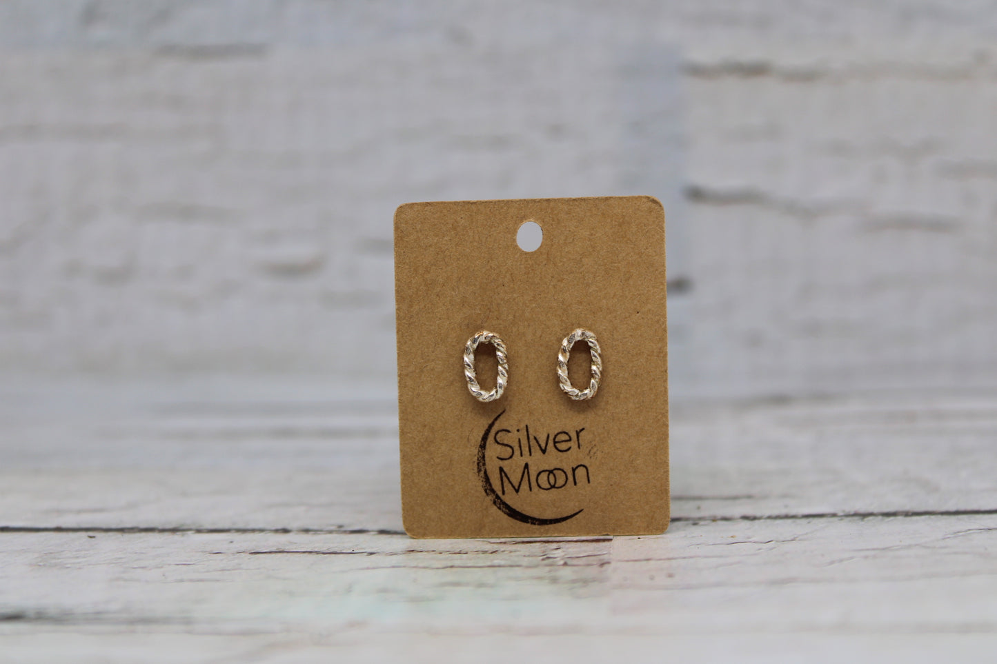 Open Oval Studs