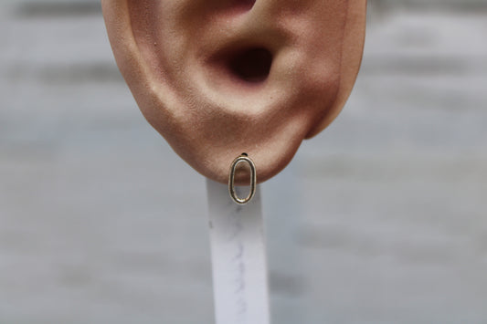 Open Oval Studs