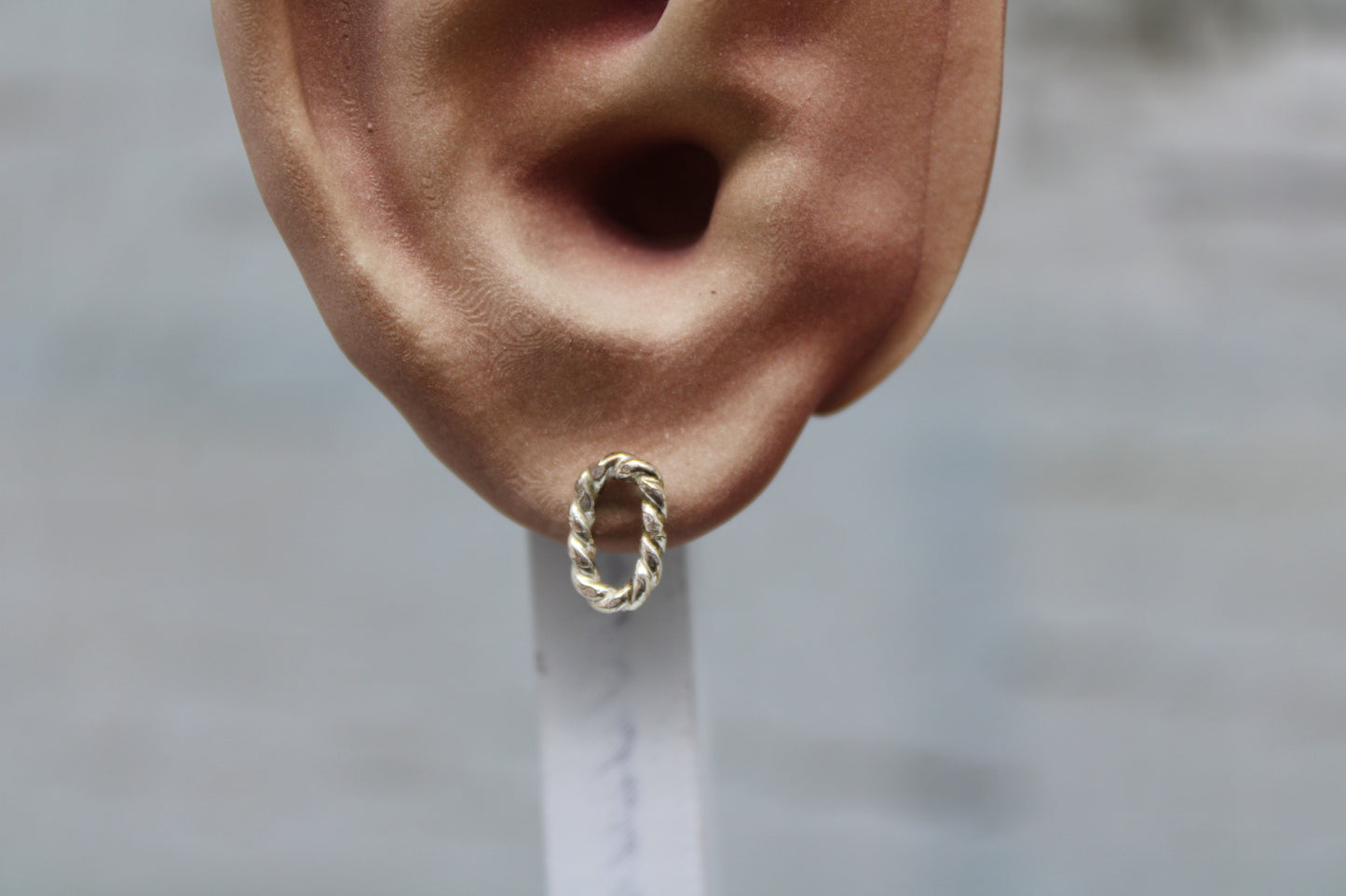 Open Oval Studs