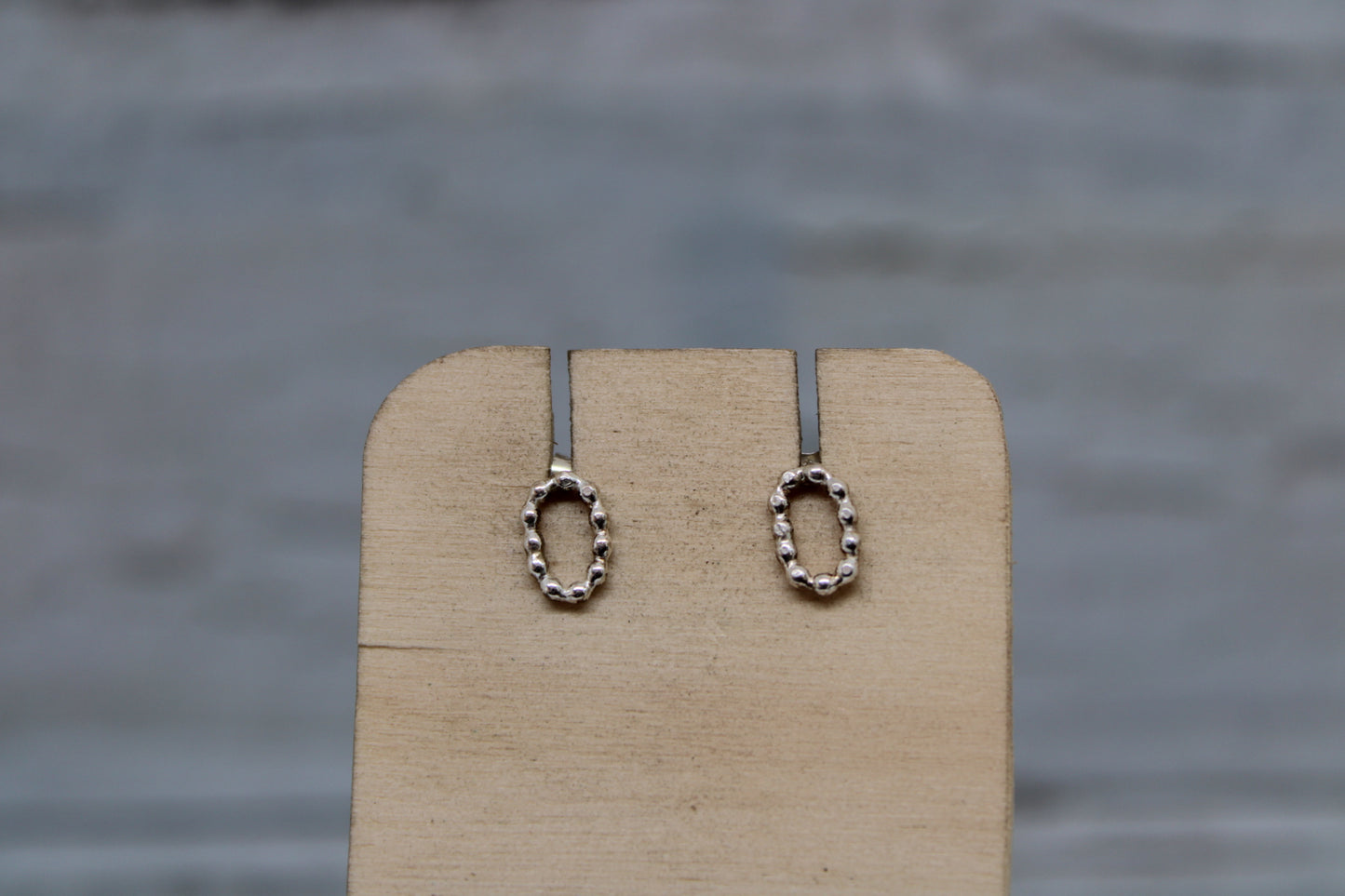 Open Oval Studs