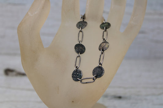 Reticulated Disc Bracelet