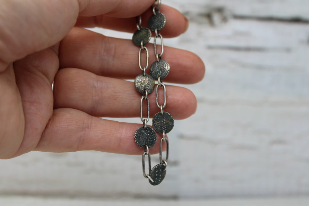 Reticulated Disc Bracelet