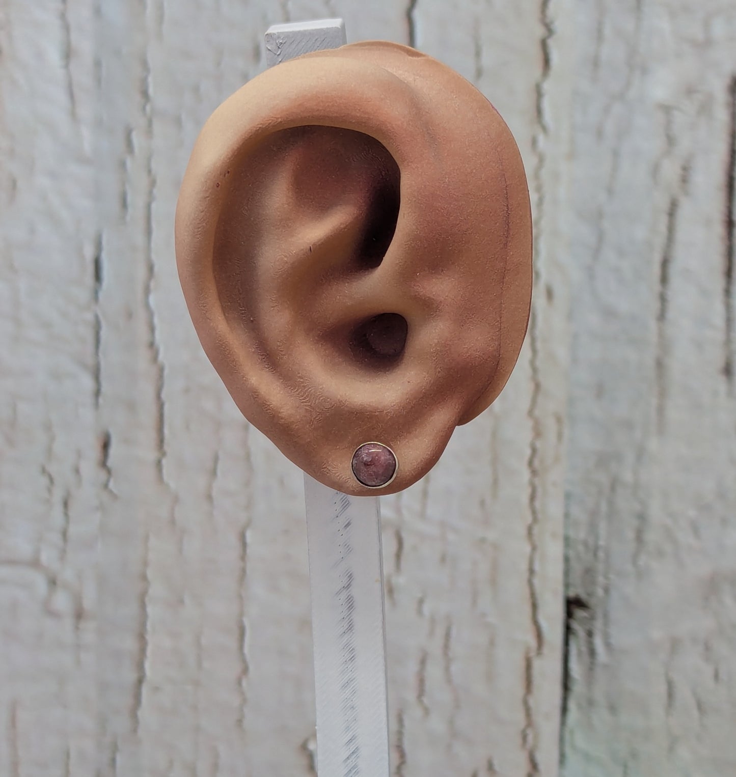 Rhodonite Studs