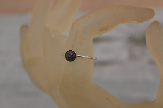 Ruby Zoisite Ring