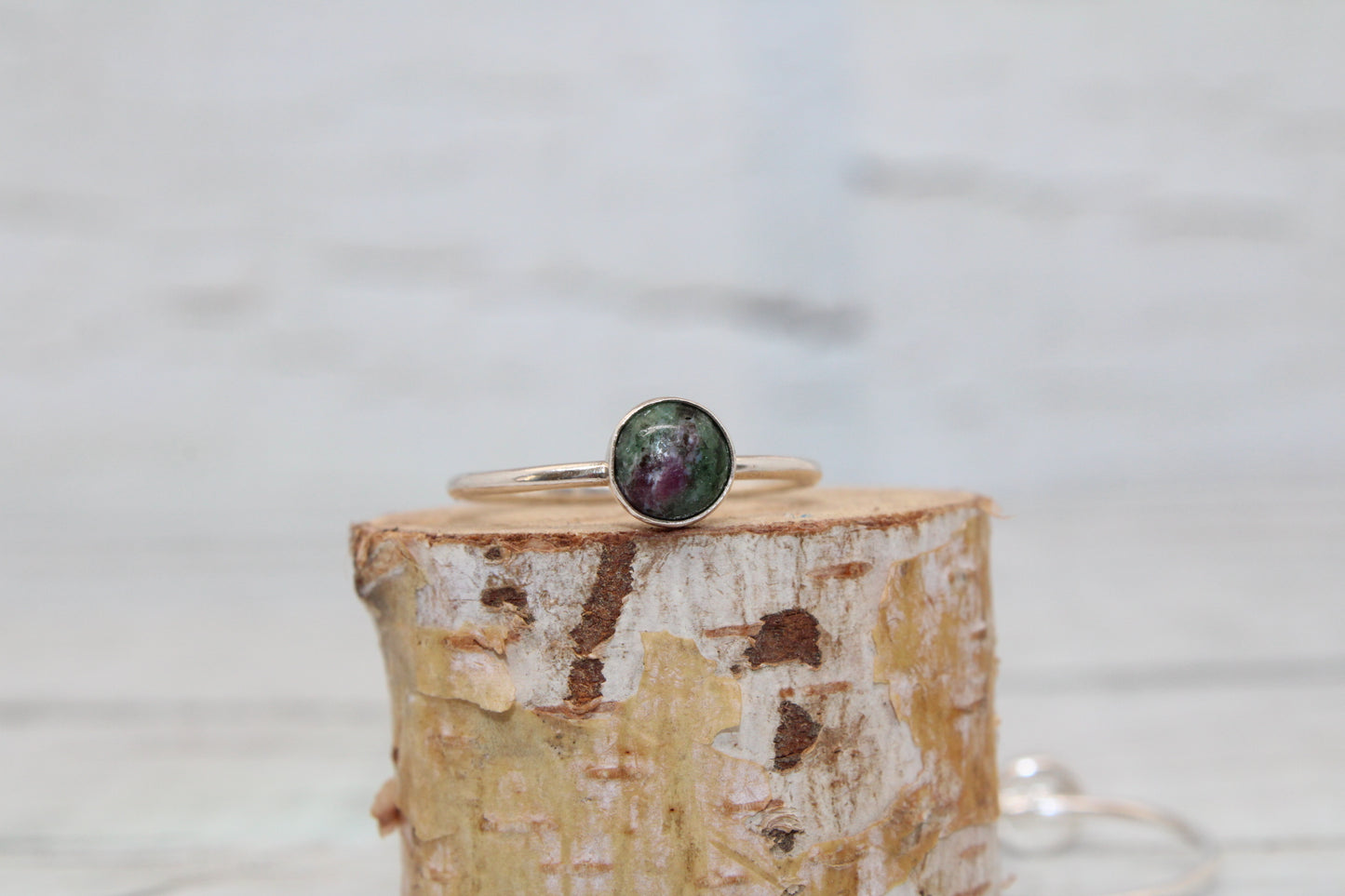 Ruby Zoisite Ring