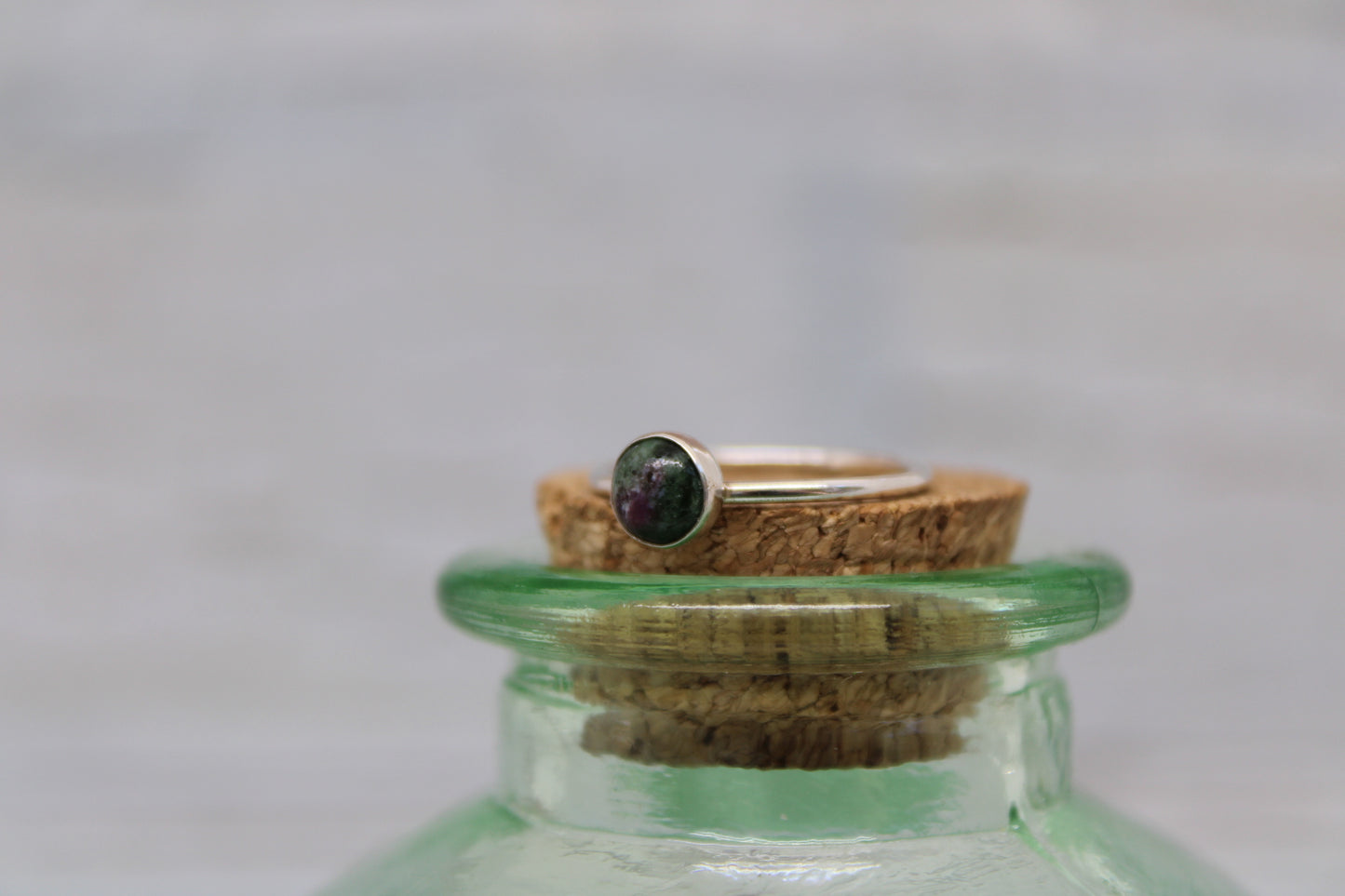 Ruby Zoisite Ring