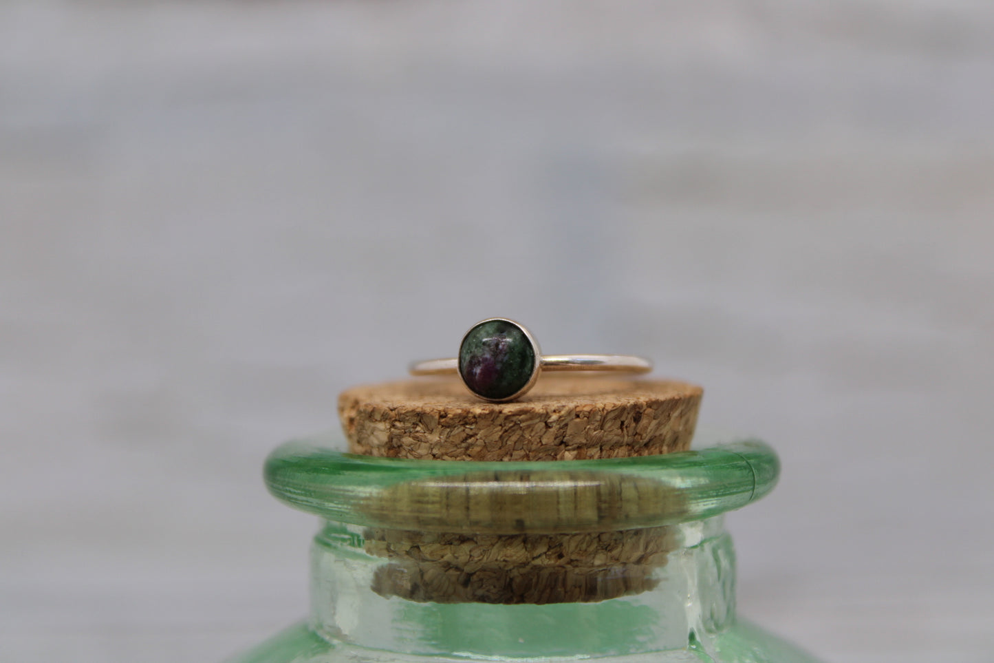 Ruby Zoisite Ring