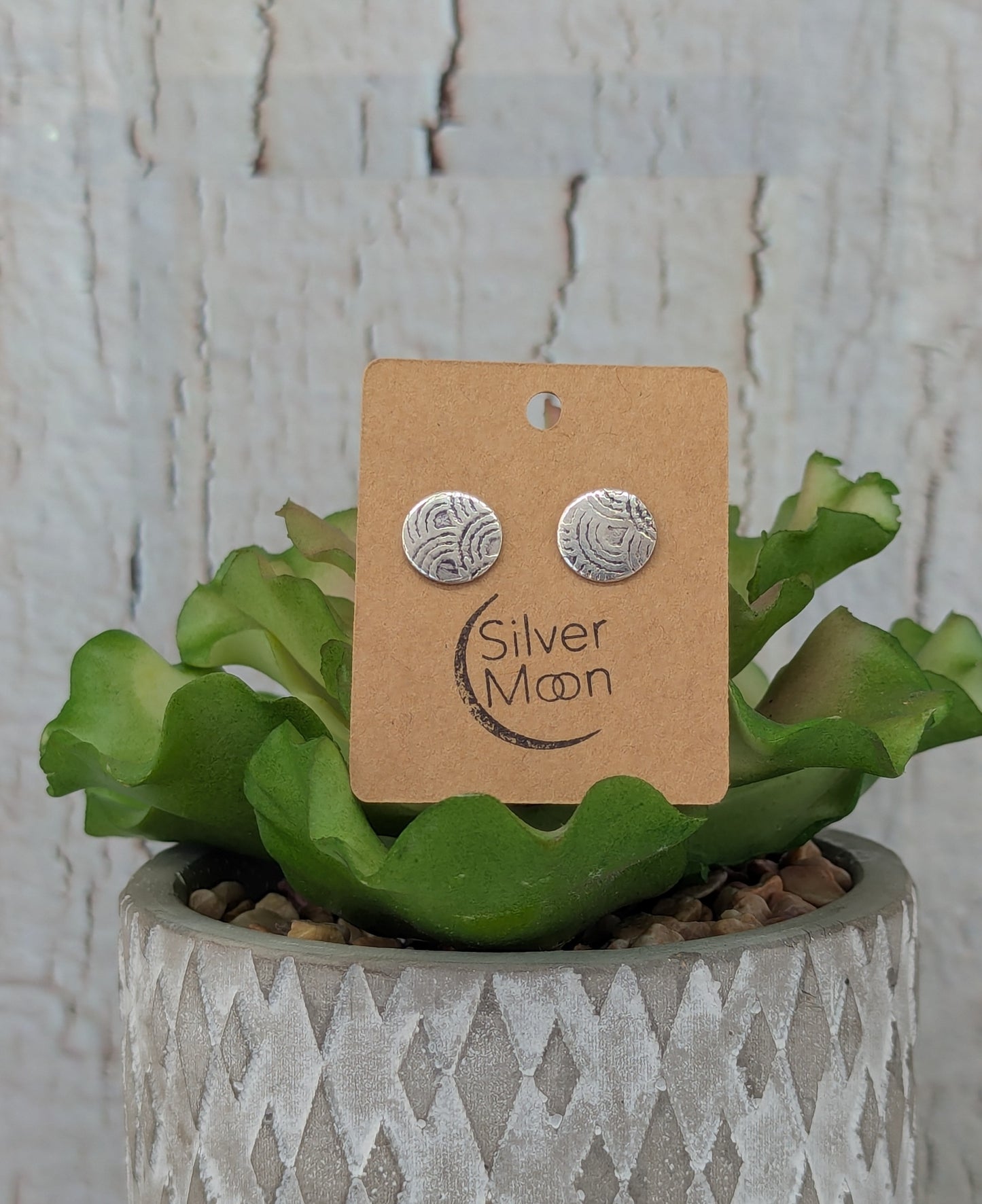 10mm Patterned Round Studs