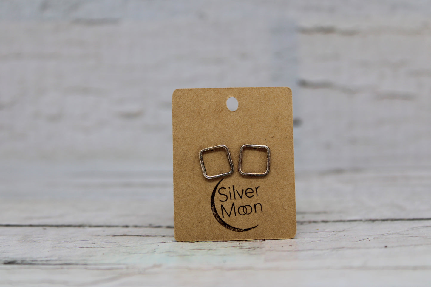 Open Square Studs