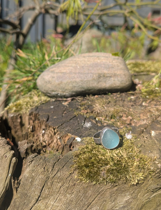 Teal Bubble Ring