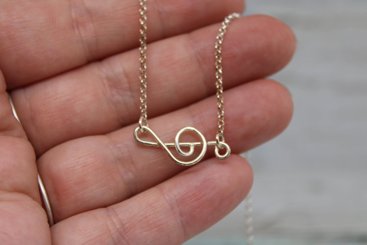 Treble Clef Necklace