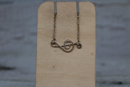 Treble Clef Necklace