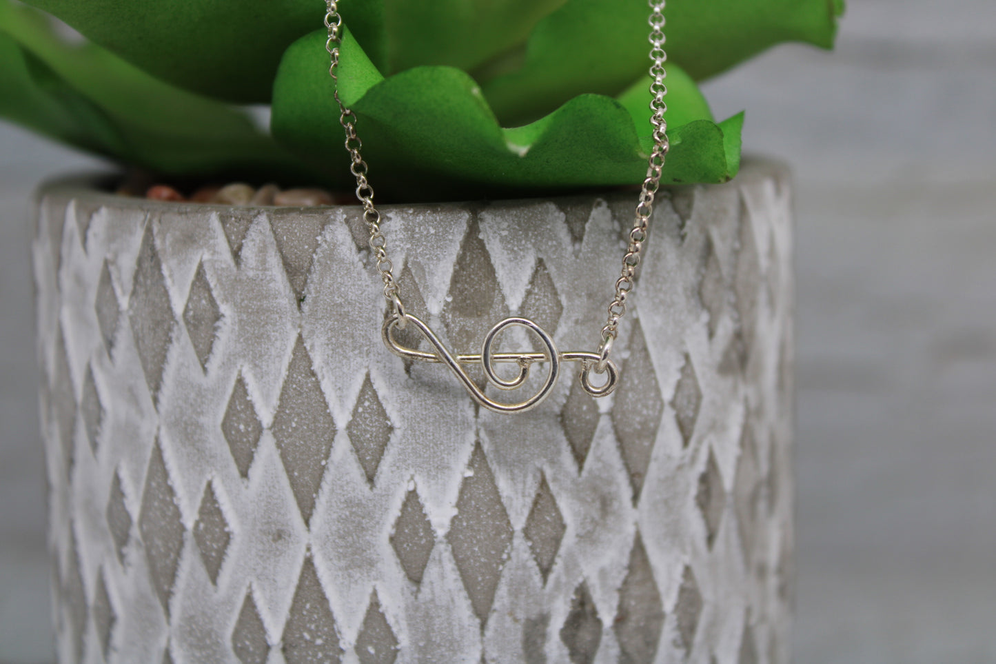 Treble Clef Necklace