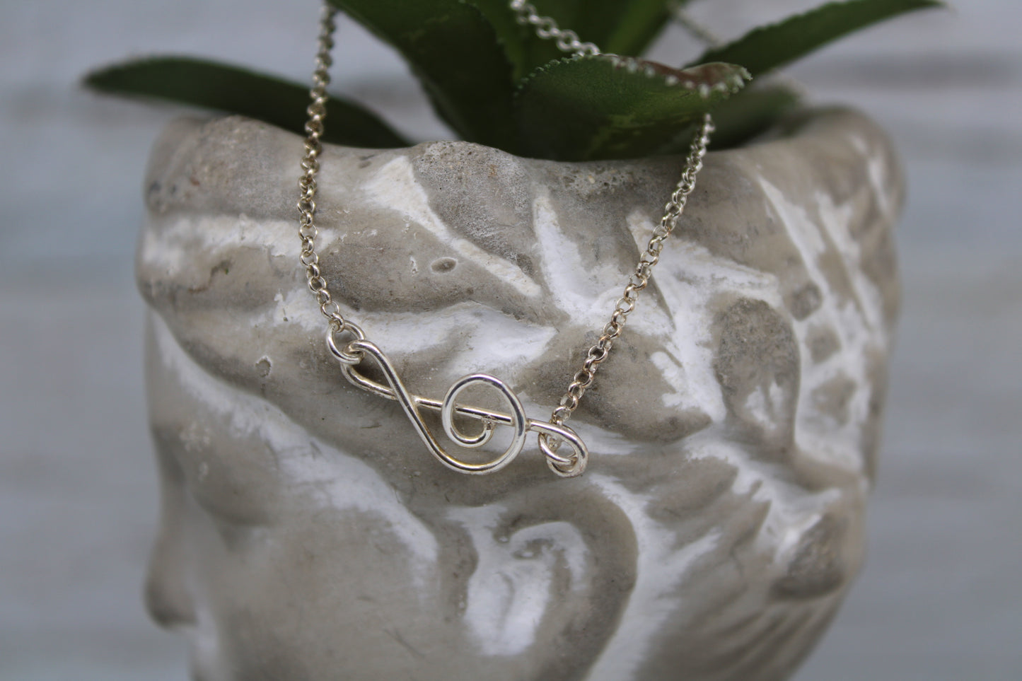 Treble Clef Necklace