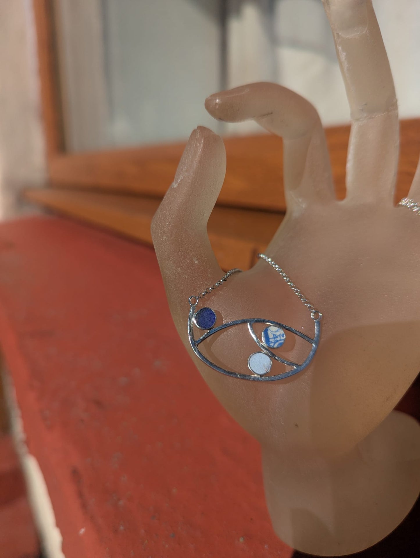 Abstract Sea Glass Necklace